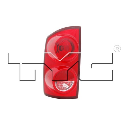 Tyc Tyc Tail Light Assembly, 11-6241-00 11-6241-00